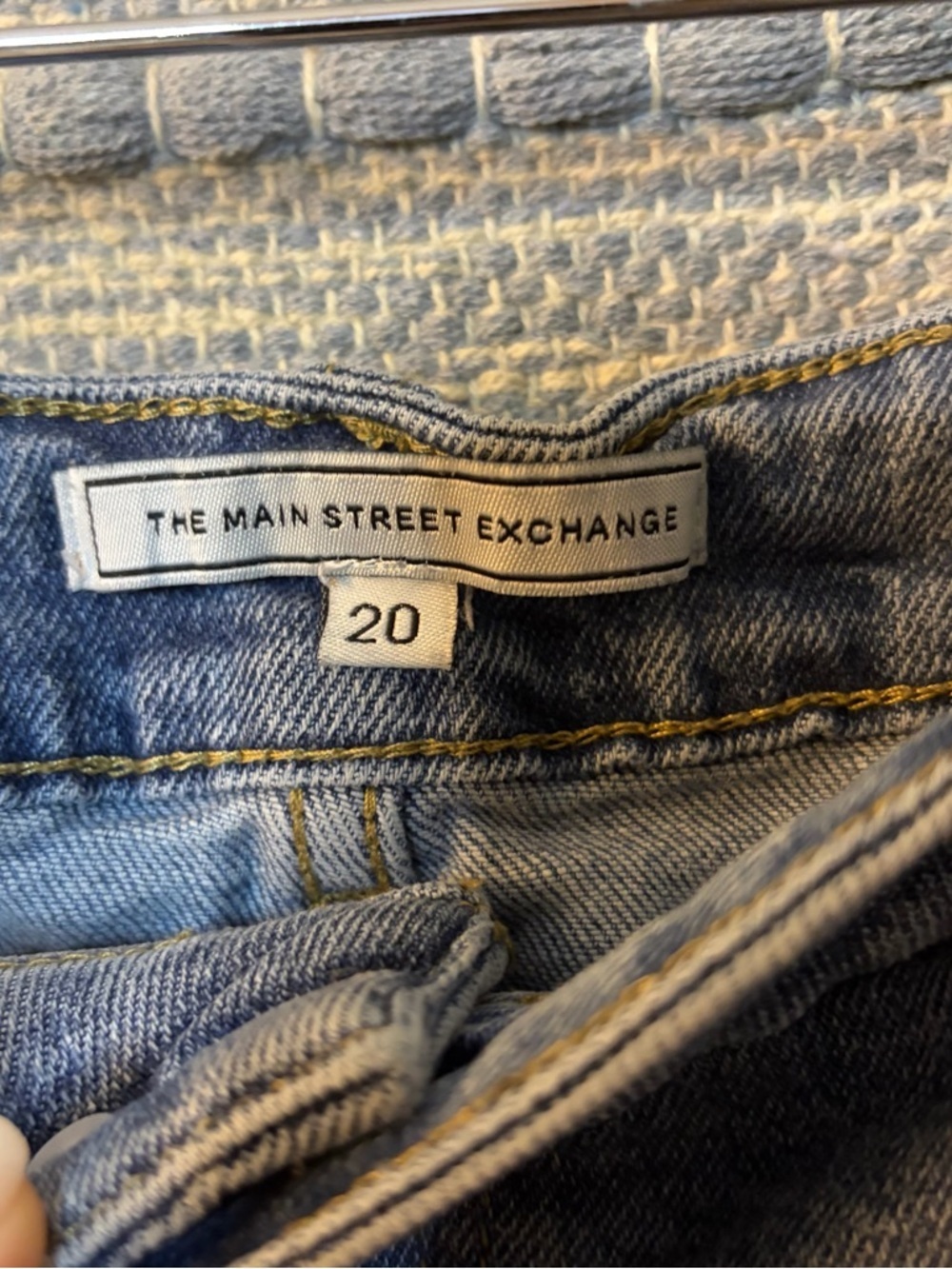 The Main Street Exchange Denim Jean Skirt size 20 - Picture 4 of 7